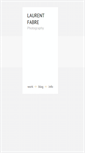 Mobile Screenshot of laurentfabre.com